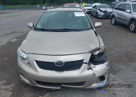 2009 Toyota Corolla Le из США, поврежденный, VIN 2T1BU40E89C125914